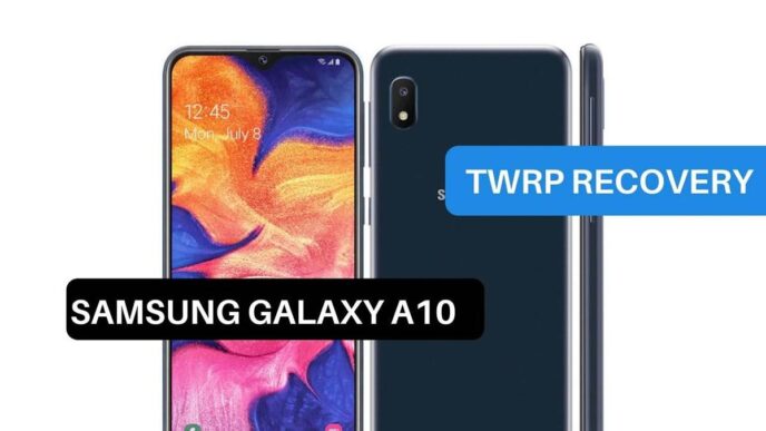 Cara Root Samsung Galaxy A10 Dengan Recovery TWRP
