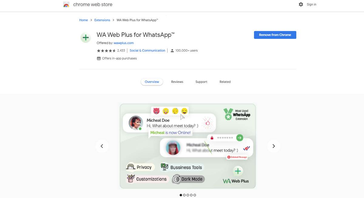️ Dengan WA Web Plus for WhatsApp Kita Dapat Melihat Pesan
