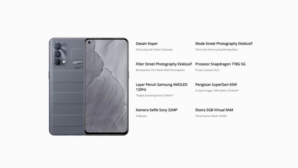 Spek dan Harga Realme GT Master Edition (RMX3366)