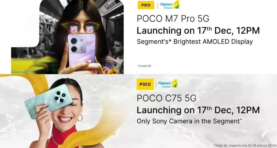 Poco M7 Pro 5G dan C75 5G