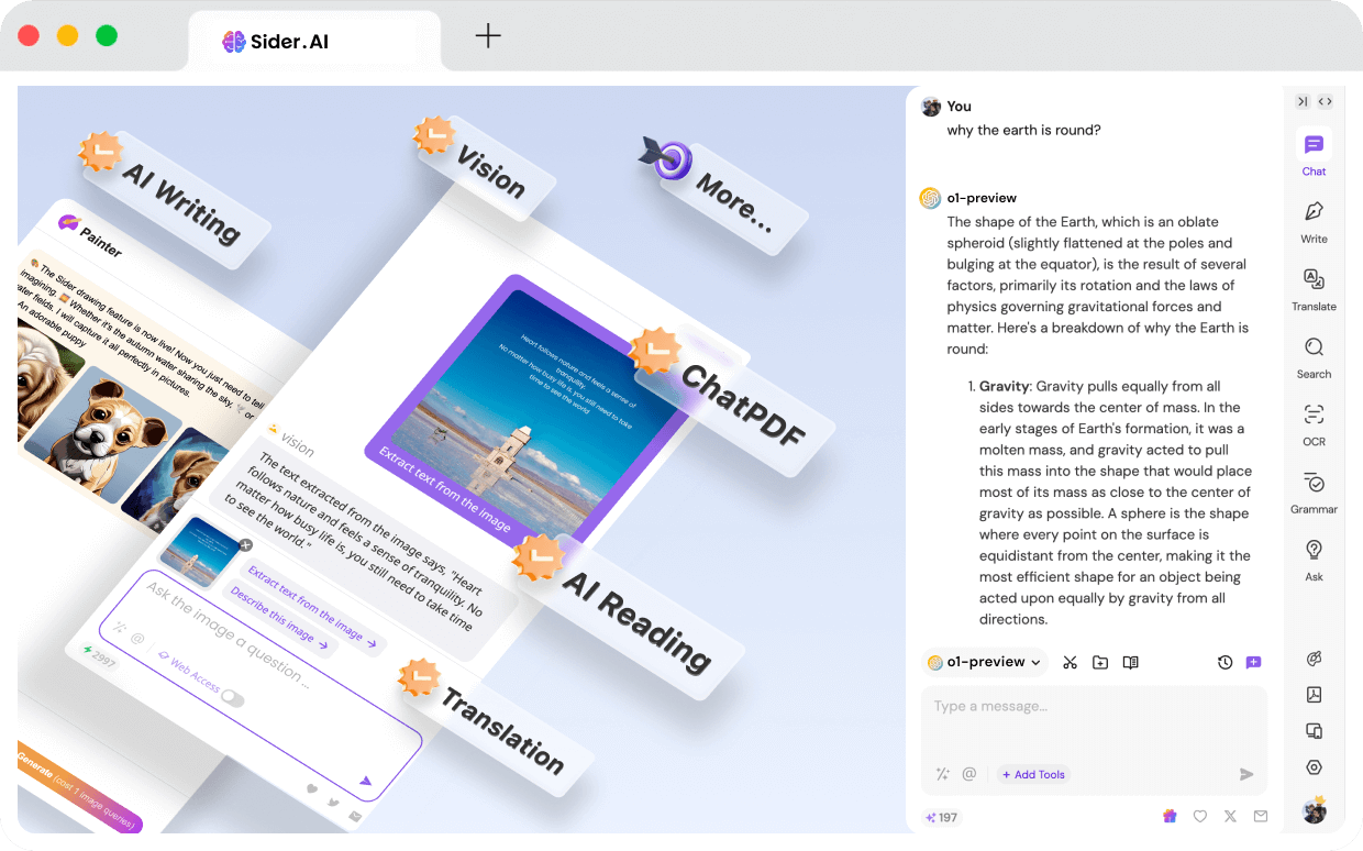 Sider AI Ektension Browser