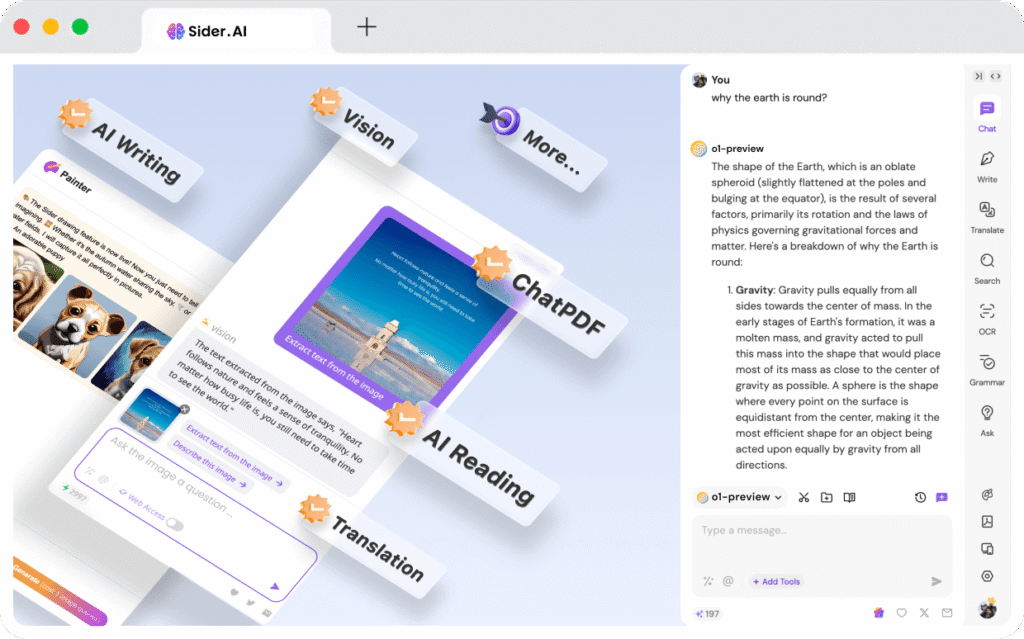 Sider Ekstensi Browser AI Serbaguna
