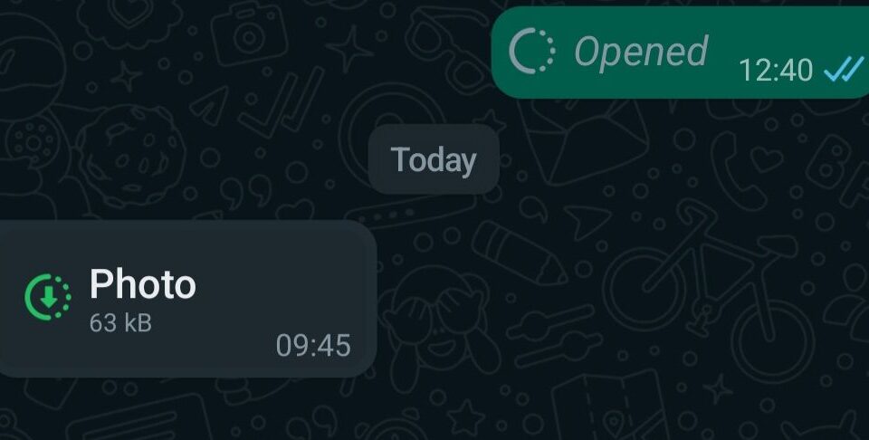 view once message