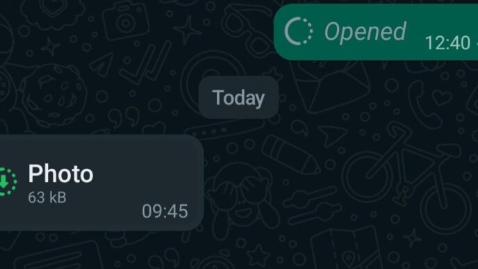 view once message