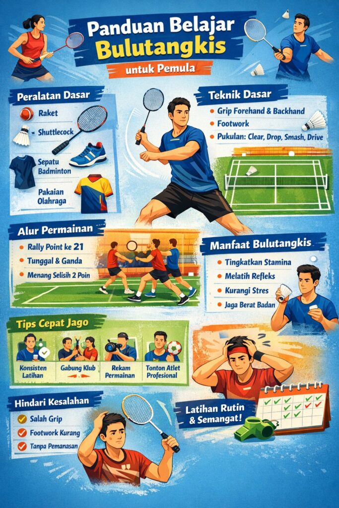 Panduan Lengkap Belajar Bulutangkis untuk Pemula
