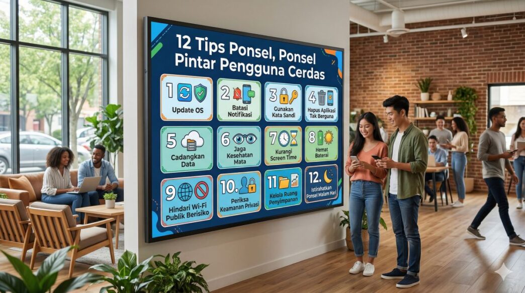 12 Tips Ponsel, Ponsel Pintar Pengguna Cerdas